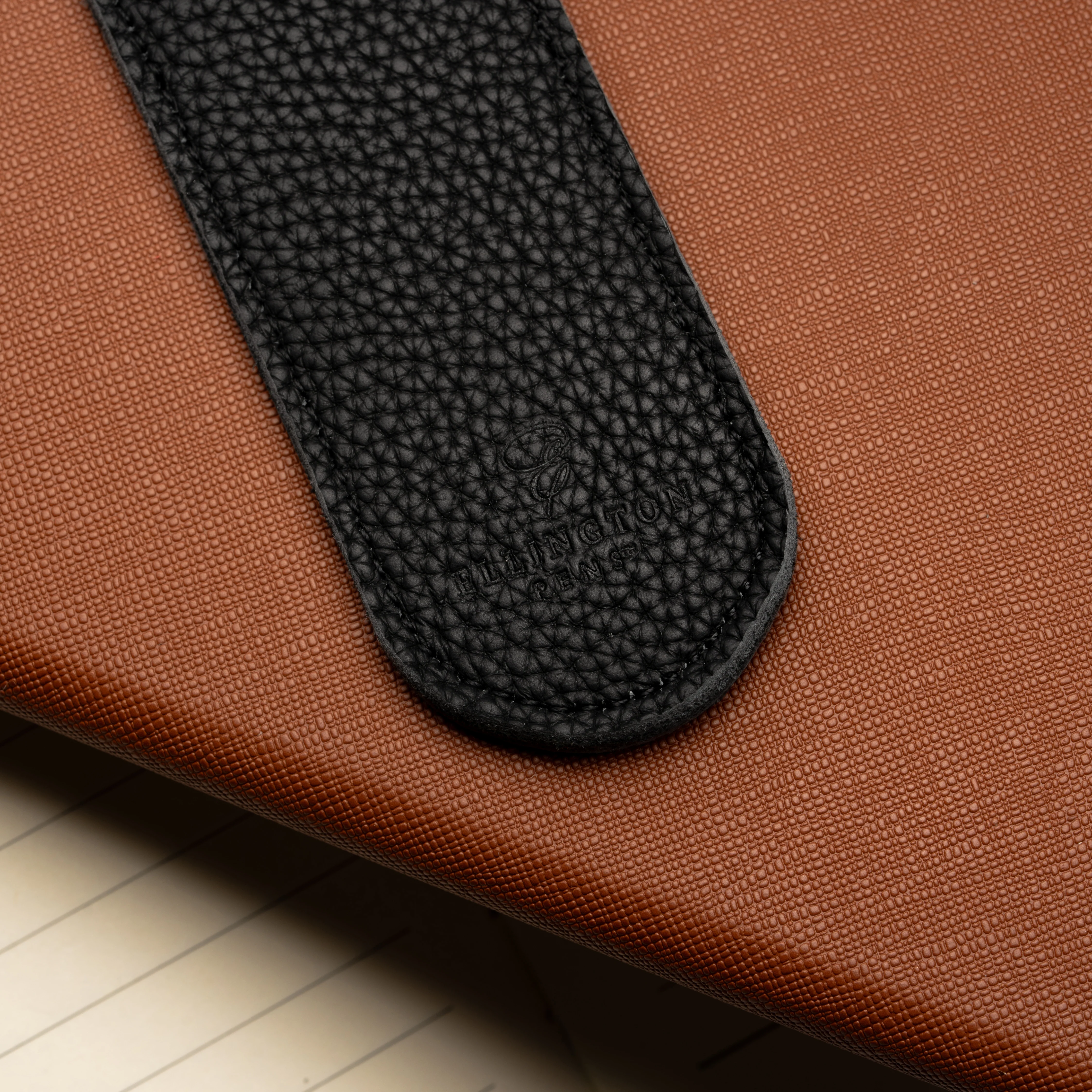 Leather Pen Sleeve Tan Brown - Image 7