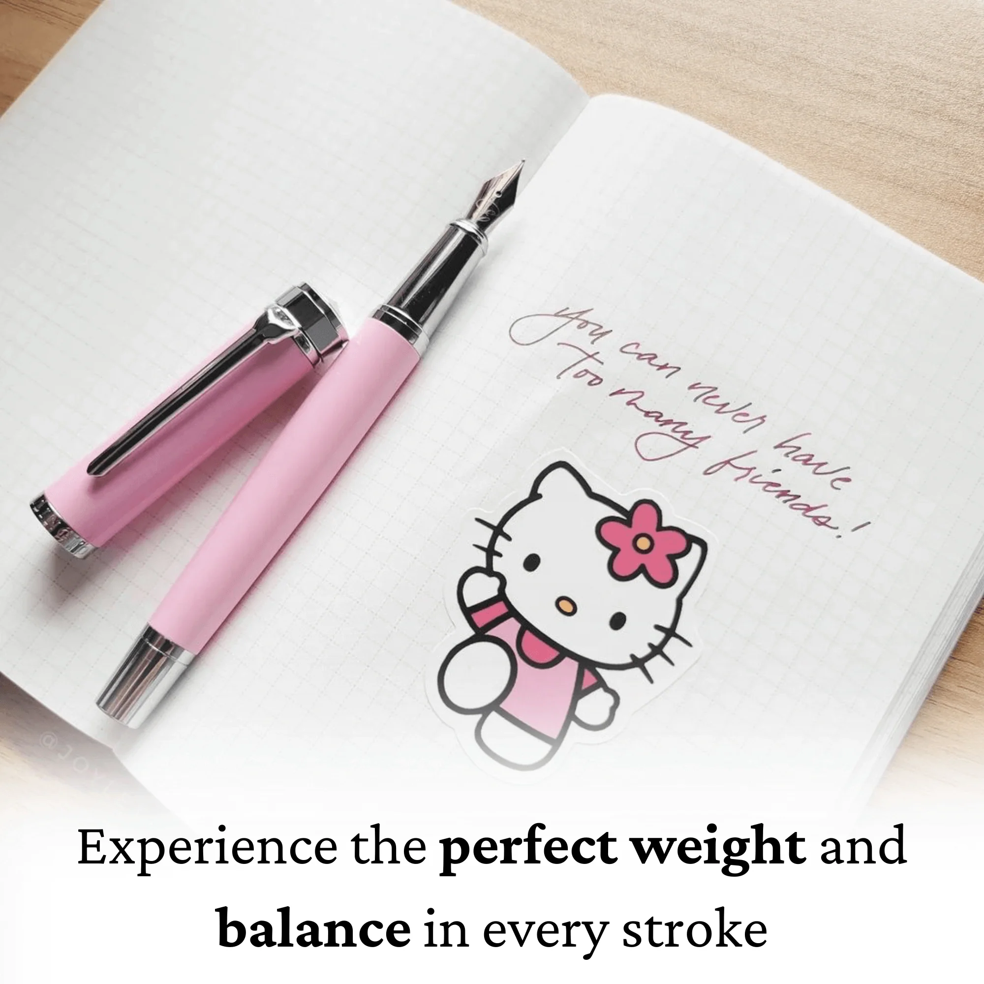Rosy Flair Fountain Pen - Image 6