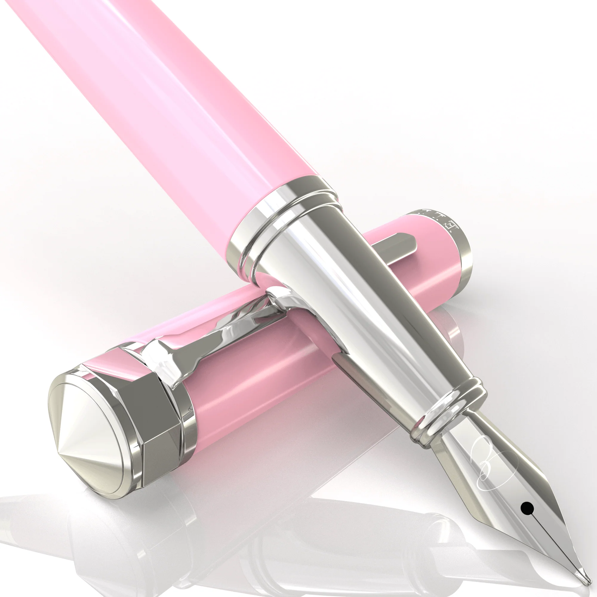 Rosy Flair Fountain Pen - Image 8