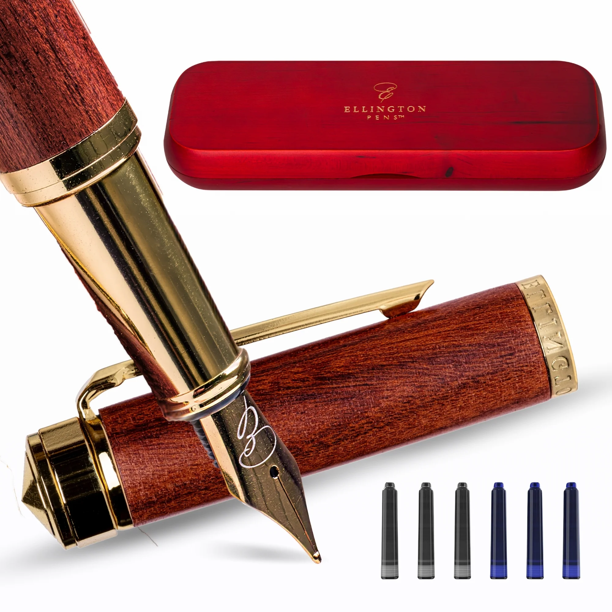 Rosewood Radiance Fountain Pen - Image 2